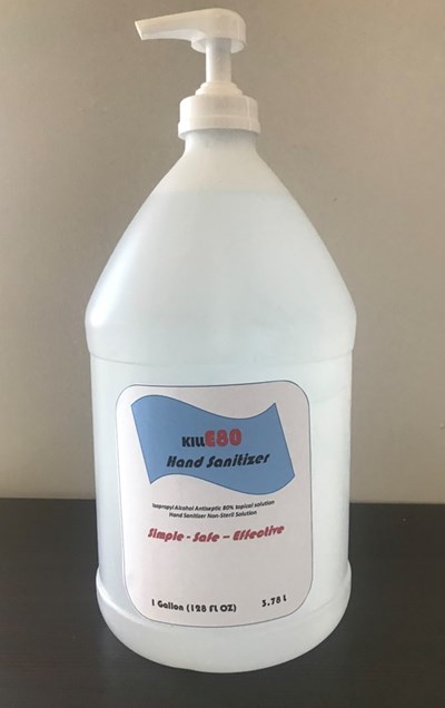 Ethanol (Tsp Kille80 Ethanol Hand Sanitizer Pkg And Label 1 Gal Fda)